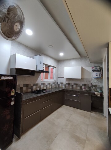 Staircase in 3 BHK Apartment at Kumar Peninsula, Baner – for Rent