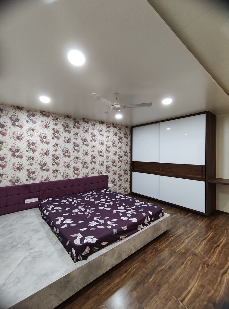 Bedroom, kumar-peninsula 3 Bedroom 1350 Sq.Ft. Apartment In Baner Pune 9020090