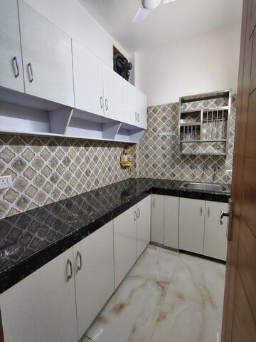 Kitchen in 2 BHK Builder Floor at Malviya Nagar – for Rent