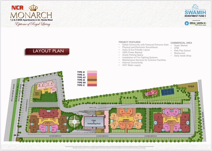 Master Plan, ncr-monarch 2 Bedroom 1075 Sq.Ft. Apartment In Sector 1 Greater Noida Greater Noida 9020286