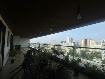 Balcony in 5 BHK Apartment at Versova View, Andheri West – for Rent