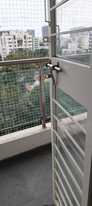 Balcony in 1 RK Apartment at Konark Towers, Balewadi – for Rent
