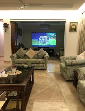 Living Room in 5 BHK Apartment at Runwal Elegante, Andheri West – for Rent