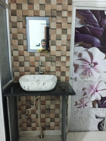 Bathroom in 1 RK Villa at Lalganj – for Rent