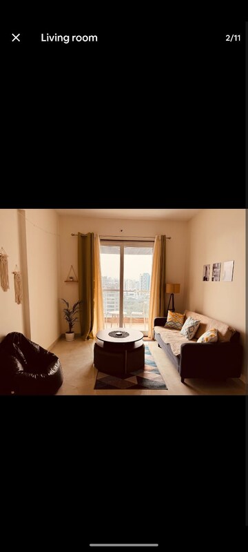 Living Room in 2 BHK Apartment at Dream Metropark County, Balewadi – for Rent