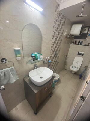 Bathroom in 1 BHK Apartment at Vasant Kunj – for Sale