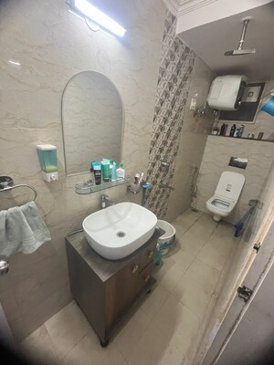 Bathroom in 1 BHK Apartment at Vasant Kunj – for Sale