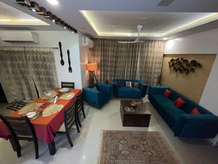 Living Room, kolte-patil-green-olive 3 Bedroom 1205 Sq.Ft. Penthouse In Hinjewadi Pune 9020568