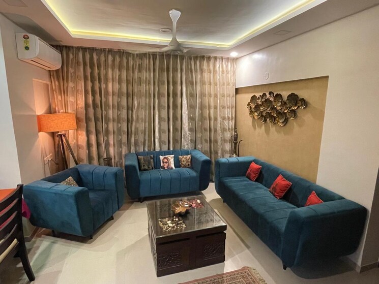 Living Room, kolte-patil-green-olive 3 Bedroom 1205 Sq.Ft. Penthouse In Hinjewadi Pune 9020568
