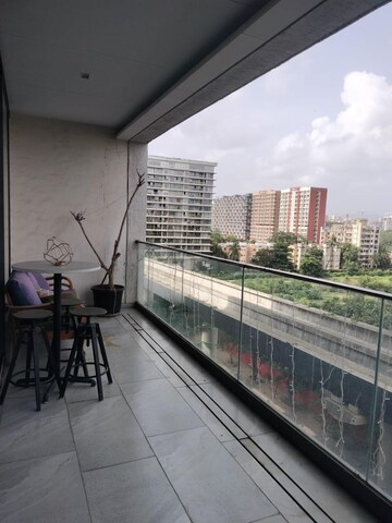 Balcony in 5 BHK Apartment at Rustomjee Elements, Andheri West – for Rent