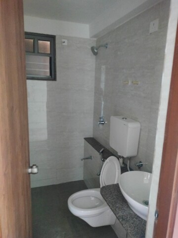 Bathroom in 3 BHK Apartment at Shivalik Sharda Park View 2, Shela – for Rent