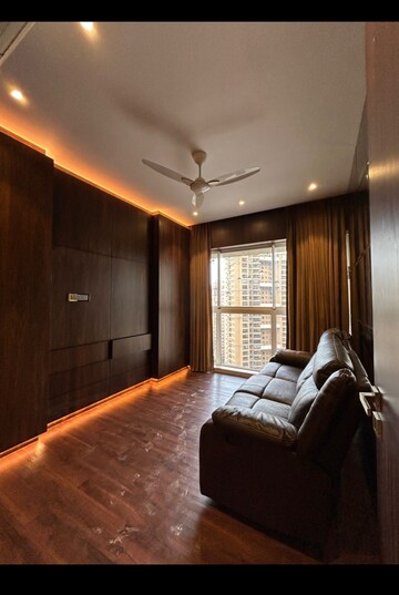 Living Room in 3 BHK Apartment at Runwal Elegante, Andheri West – for Rent