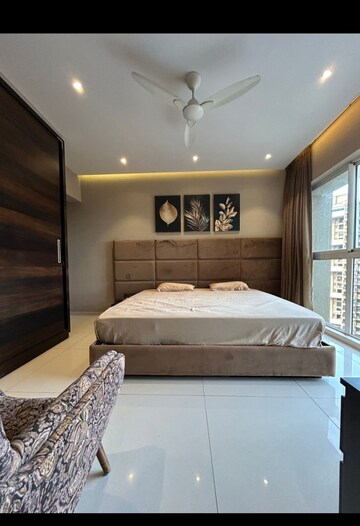 Bedroom in 3 BHK Apartment at Runwal Elegante, Andheri West – for Rent