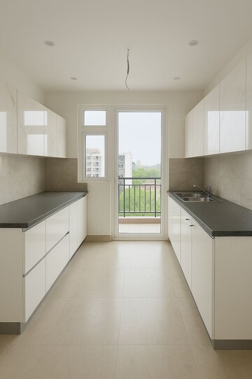 Kitchen in 3 BHK Apartment at Hero Homes Gurgaon, Sector 104 – for Rent