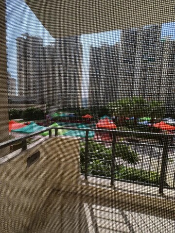 Balcony in 3 BHK Apartment at Nimbus The Golden Palm, Sector 168 – for Rent