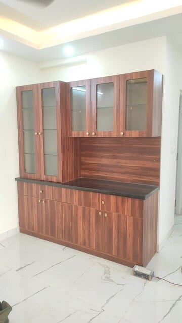 Bathroom in 3 BHK Apartment at Mantri Lithos, Thanisandra – for Rent