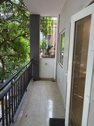 Balcony in 3 BHK Builder Floor at Hauz Khas Enclave – for Rent