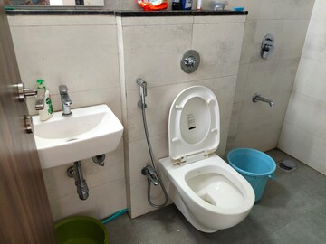 Bathroom in Studio Apartment at Bramhacorp Smart, Wadgaon Sheri – for Rent