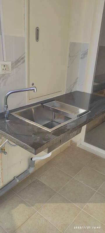 Kitchen in 3 BHK Apartment at Mantri Lithos, Thanisandra – for Rent