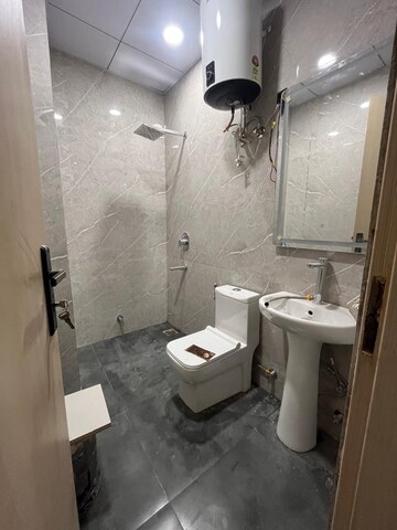 Bathroom in 2 BHK Builder Floor at Sushant Lok I – for Rent