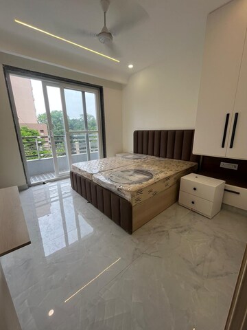 Bedroom in 2 BHK Builder Floor at Sushant Lok I – for Rent