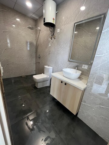 Bathroom in 2 BHK Builder Floor at Sushant Lok I – for Rent