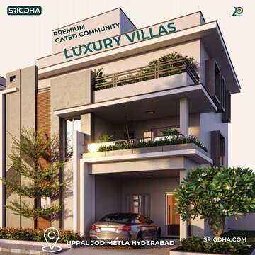 3 BHK Villa – Exterior View View at Srigdhas Rising East, Pocharam - for Sale