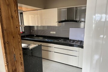 Kitchen in 3 BHK Apartment at Runwal The Orchard Residency, Ghatkopar West – for Rent