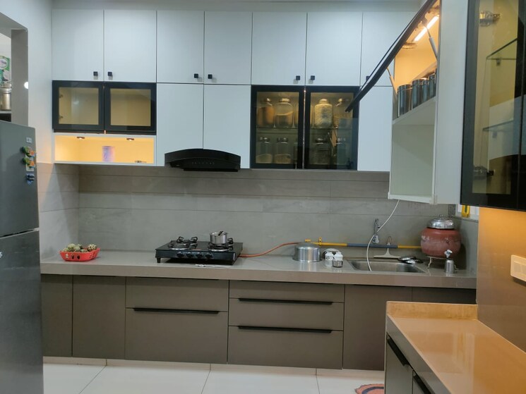 Kitchen, bhadaj 3 Bedroom 1800 Sq.Ft. Apartment In Bhadaj Ahmedabad 9021047