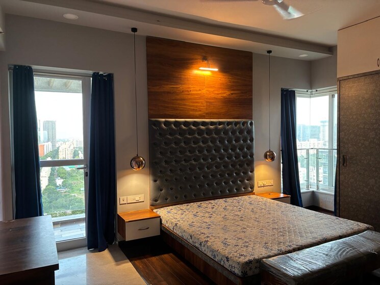 Bedroom, park-grandeur 3 Bedroom 1500 Sq.Ft. Apartment In Baner Pune 9021107