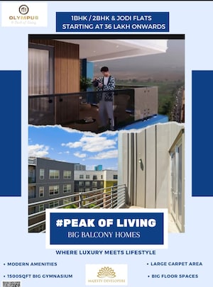 1 BHK Apartment – Exterior View View at Majesty Olympus Towers, Vasai East - for Sale