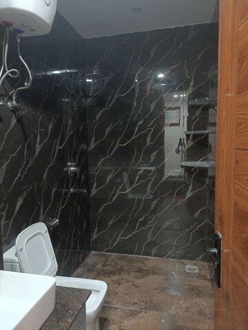 Bathroom in 1 BHK Builder Floor at Sushant Lok I – for Rent