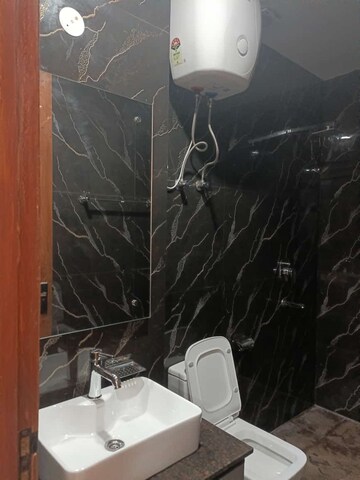 Bathroom in 1 BHK Builder Floor at Sushant Lok I – for Rent