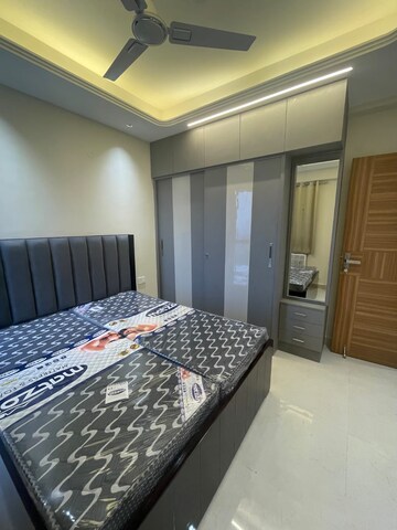 Bedroom in 1 BHK Builder Floor at Sushant Lok I – for Rent