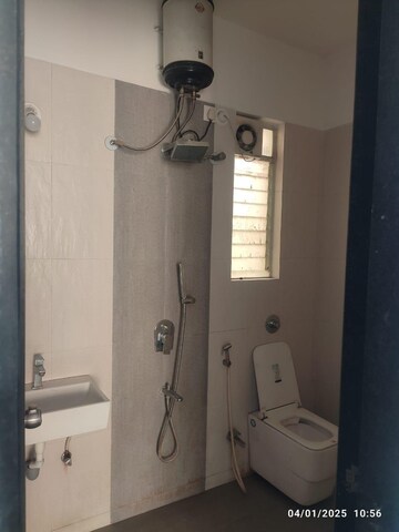 Bathroom in 2 BHK Apartment at Konark Towers, Balewadi – for Rent