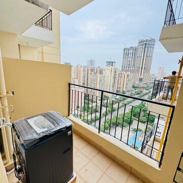 Balcony in 3 BHK Apartment at Amrapali Crystal Homes, Sector 76 – for Rent