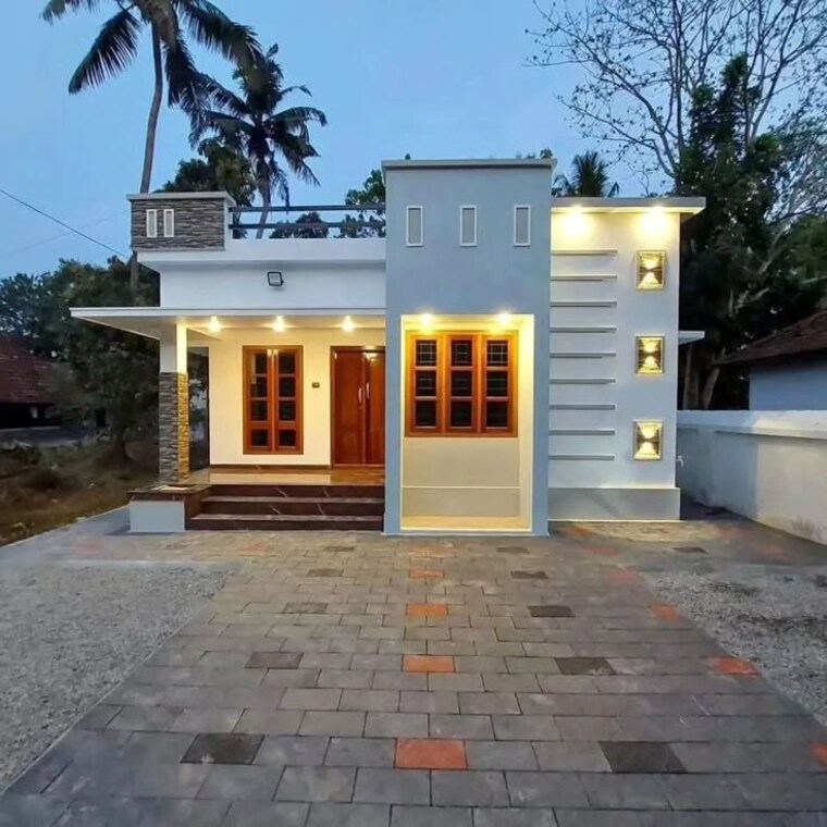 Exterior View, west yakkara 3 Bedroom 1252 Sq.Ft. Villa In West Yakkara Palakkad 9021338