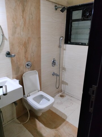 Bathroom in 1 BHK Apartment at Shivraise Apartment, Kandivali East – for Rent