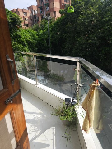 Balcony in 2 BHK Apartment at Harsh Apartments, Sector 10 Dwarka – for Rent