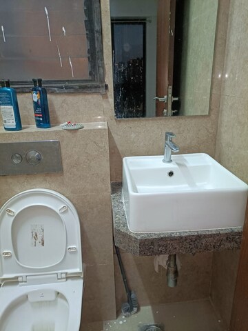 Bathroom in 2 BHK Apartment at Sunteck City Avenue 2, Goregaon West – for Rent