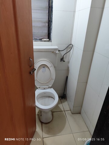 Bathroom in 1 BHK Apartment at Sai Baba Vihar Complex, Ghodbunder Road – for Rent