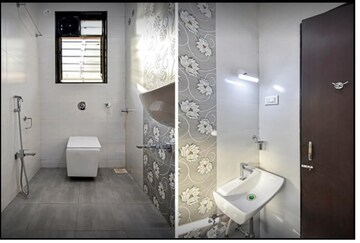 Bathroom in 1 BHK Apartment at Chandan Nagar – for Rent