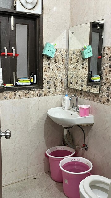 Bathroom in 1 BHK Builder Floor at Ignou Road – for Rent