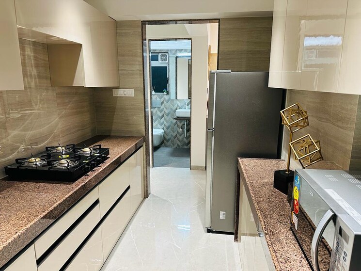 Kitchen, veena-smart-homes 2 Bedroom 615 Sq.Ft. Apartment In Kandivali West Mumbai 9021705
