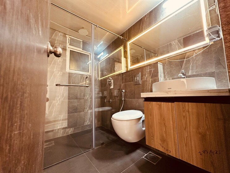 Bathroom, pharande-puneville 2 Bedroom 850 Sq.Ft. Apartment In Punawale Pune 9021787