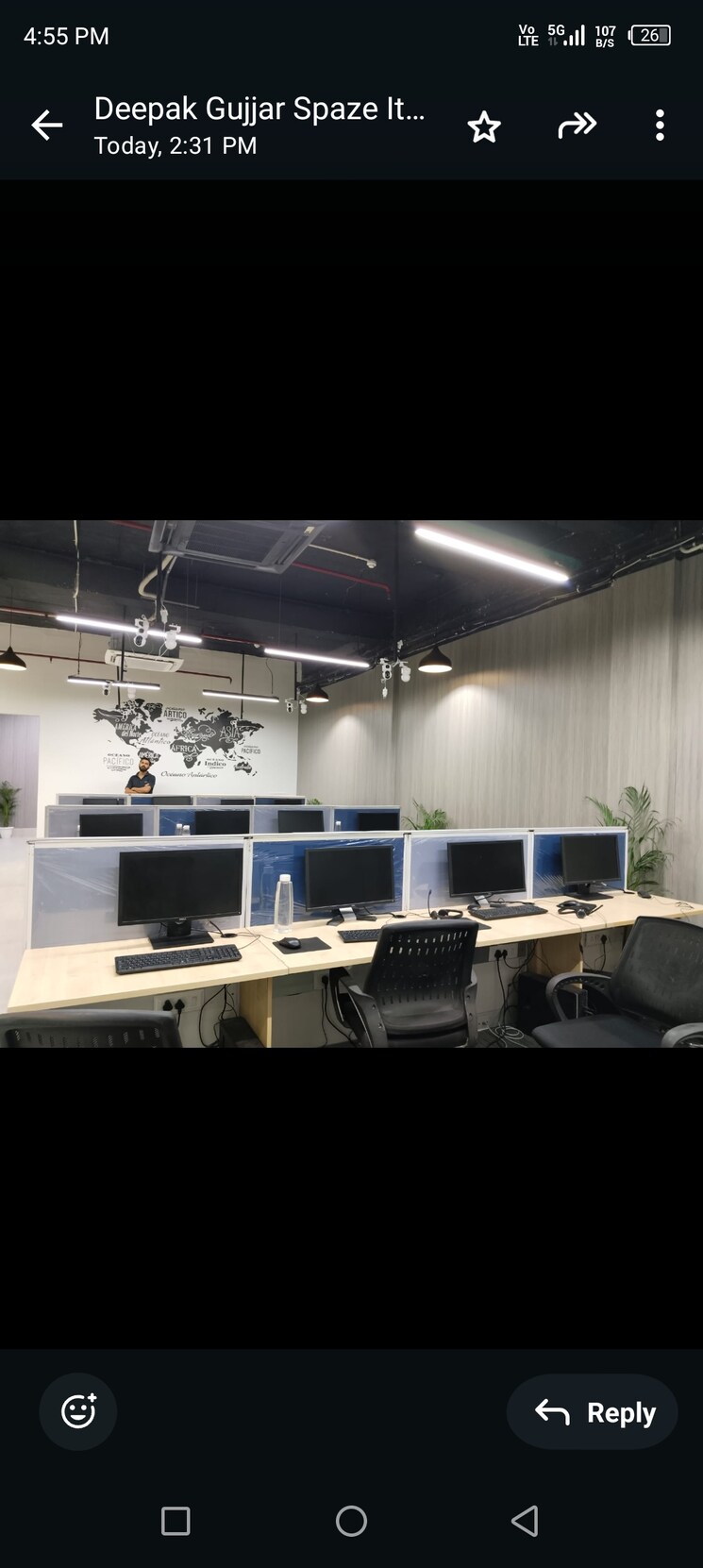 Team Area, spaze-itech-park Commercial Office Space 1700 Sq.Ft. In Sector 49 Gurgaon 9021795