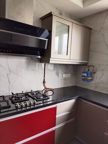 Kitchen in 4 BHK Builder Floor at Green Park Extension – for Rent