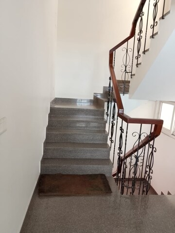 Staircase in 4 BHK Builder Floor at Green Park Extension – for Rent