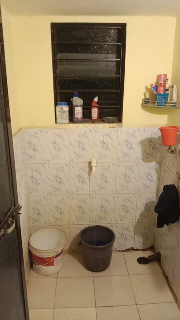 Bathroom in 1 RK Apartment at Jaydeep Park, Majiwada – for Sale