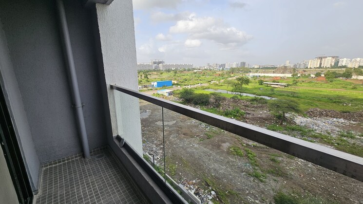 Balcony, roshan-milestone 2 Bedroom 680 Sq.Ft. Apartment In Tathawade Pune 9021876
